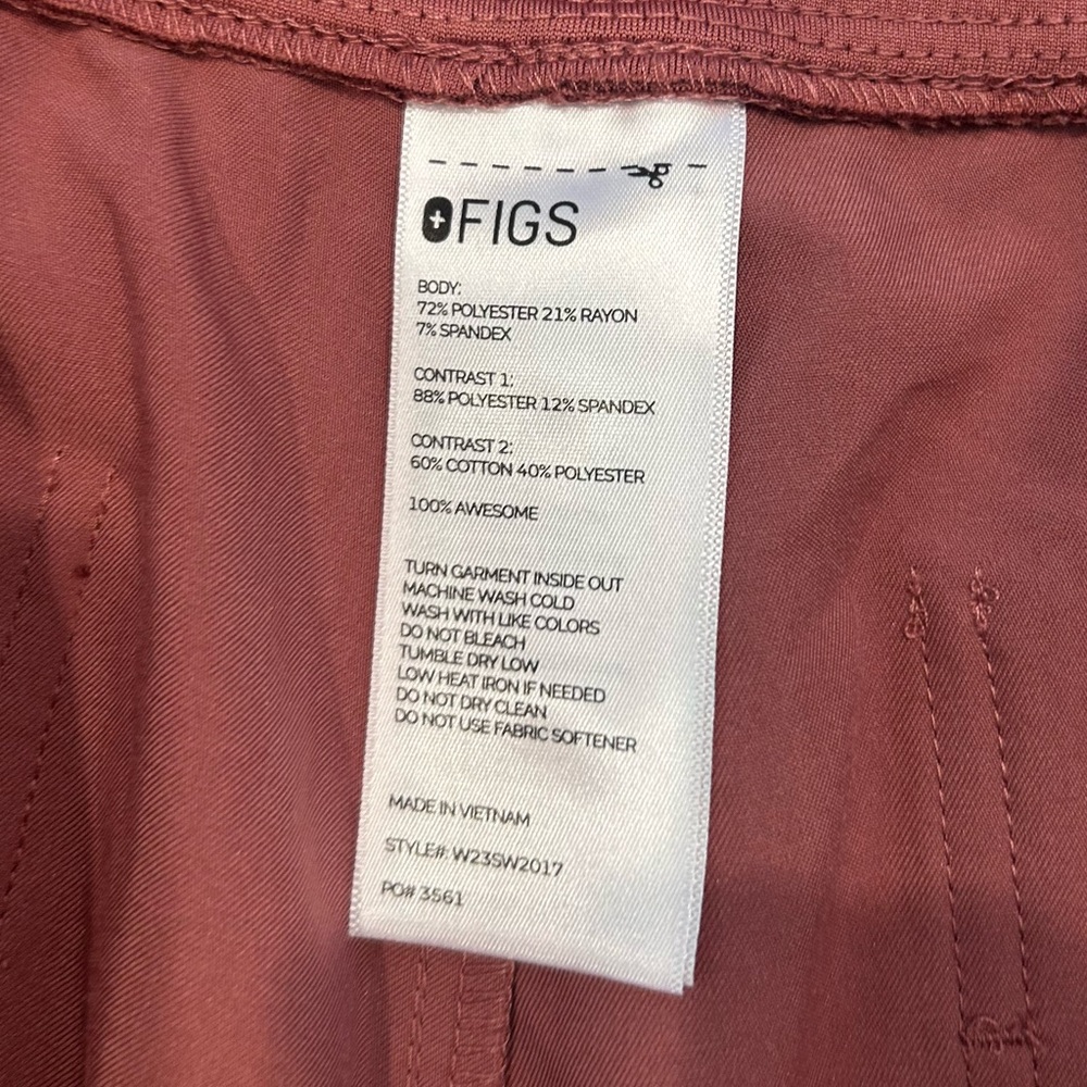 FIGS Women’s Technical Collection Jogger Scrub Pants Sz XXL W23SW2017 Pink - Picture 3 of 10